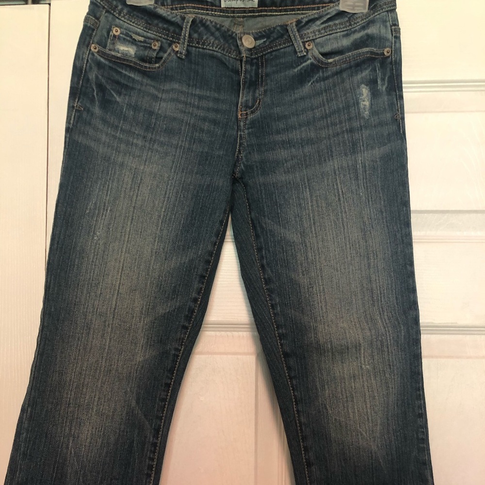 Juniors 3/4 Denim Capris